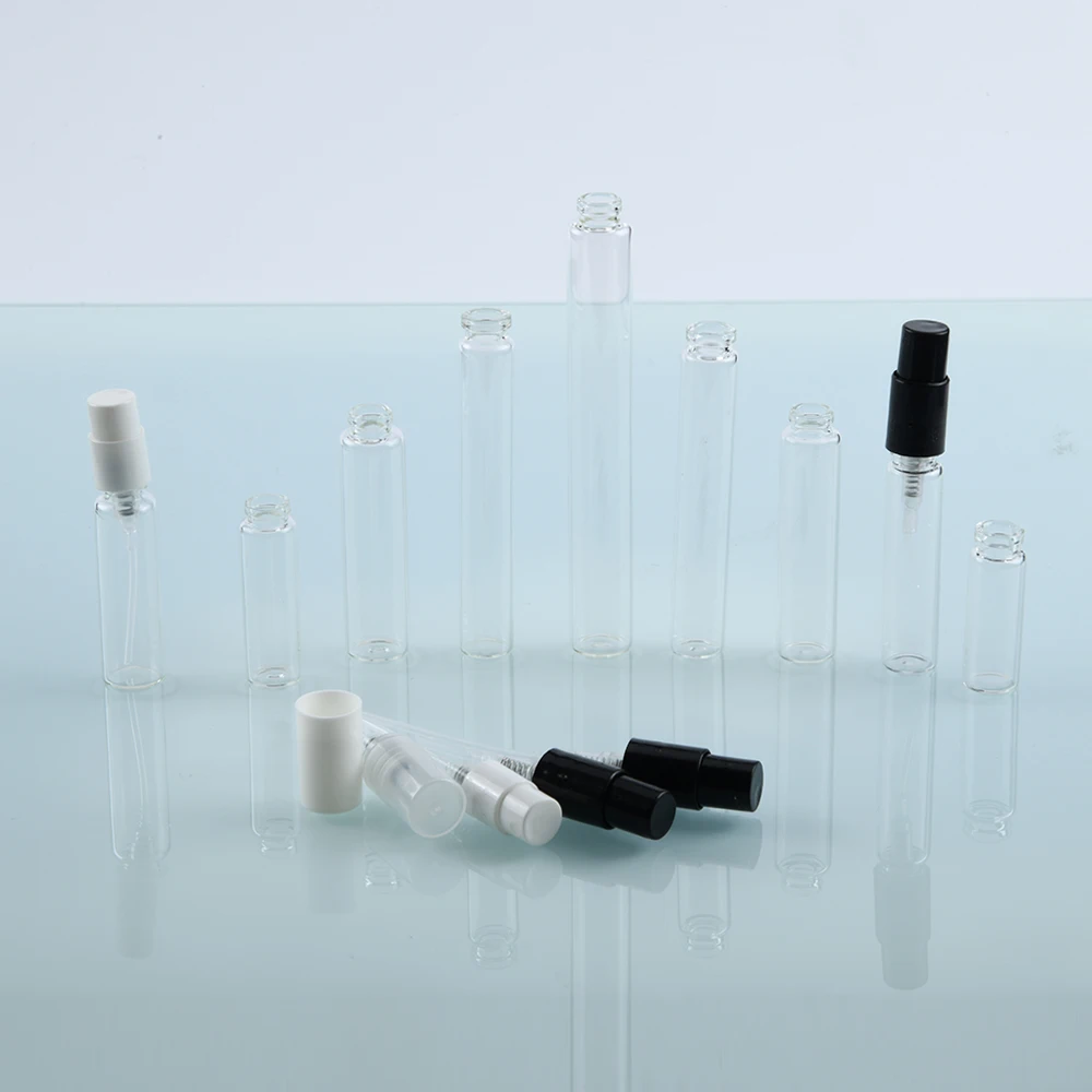 2 ml 3 ml 5 ml 10 ml mini empty transparent glass perfume sample bottle atomizer spray bottles for perfume