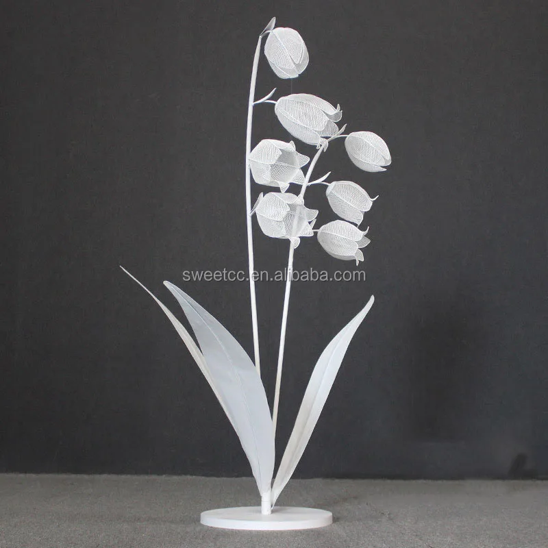 2019 latest wedding white iron flower stand for event decoration, hotel arrangement and home ornament