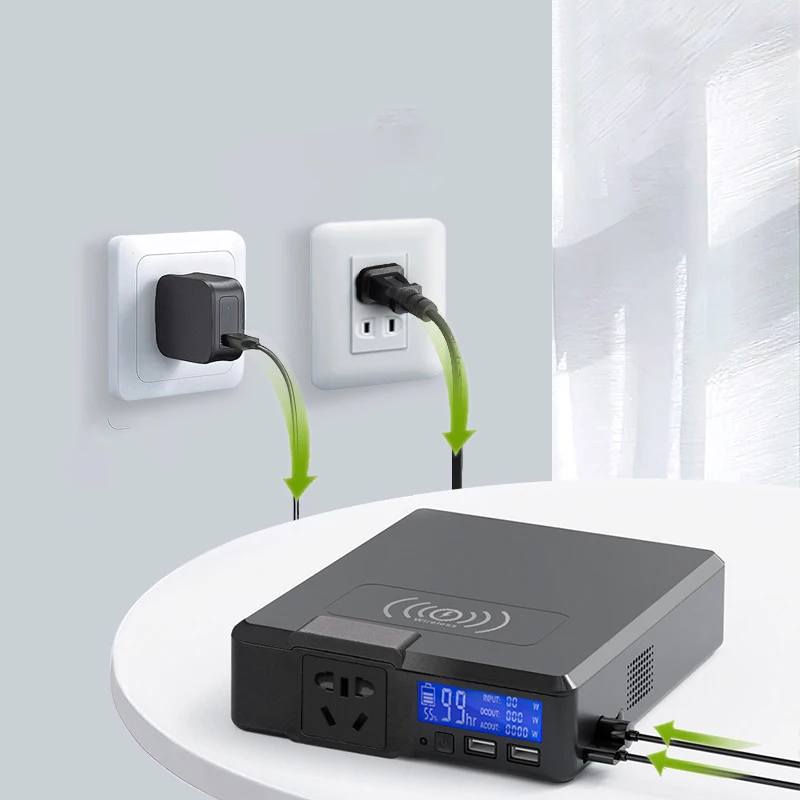 Outdoor power supply, wireless energy storage power supply, laptop, portable power bank, mobile power bank 200w power power bank