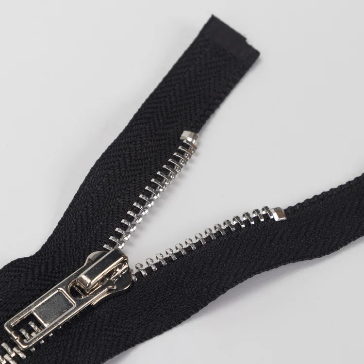 Custom Zipper Factory Wholesale Custom Auto Lock Nylon Metal Zipper 3# 5# 10# Close End Open For Shoes Zipper