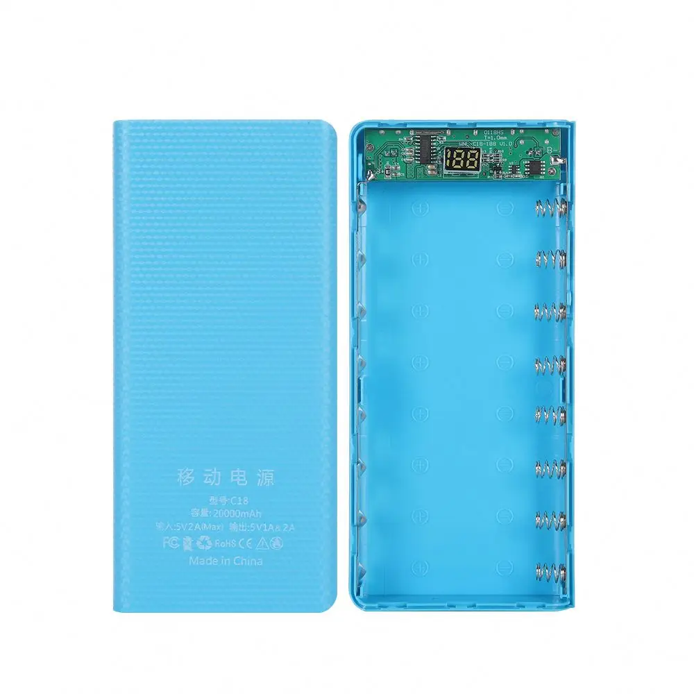 hot sale 18650 battery DIY  power bank  cases 20000mah for smart phone