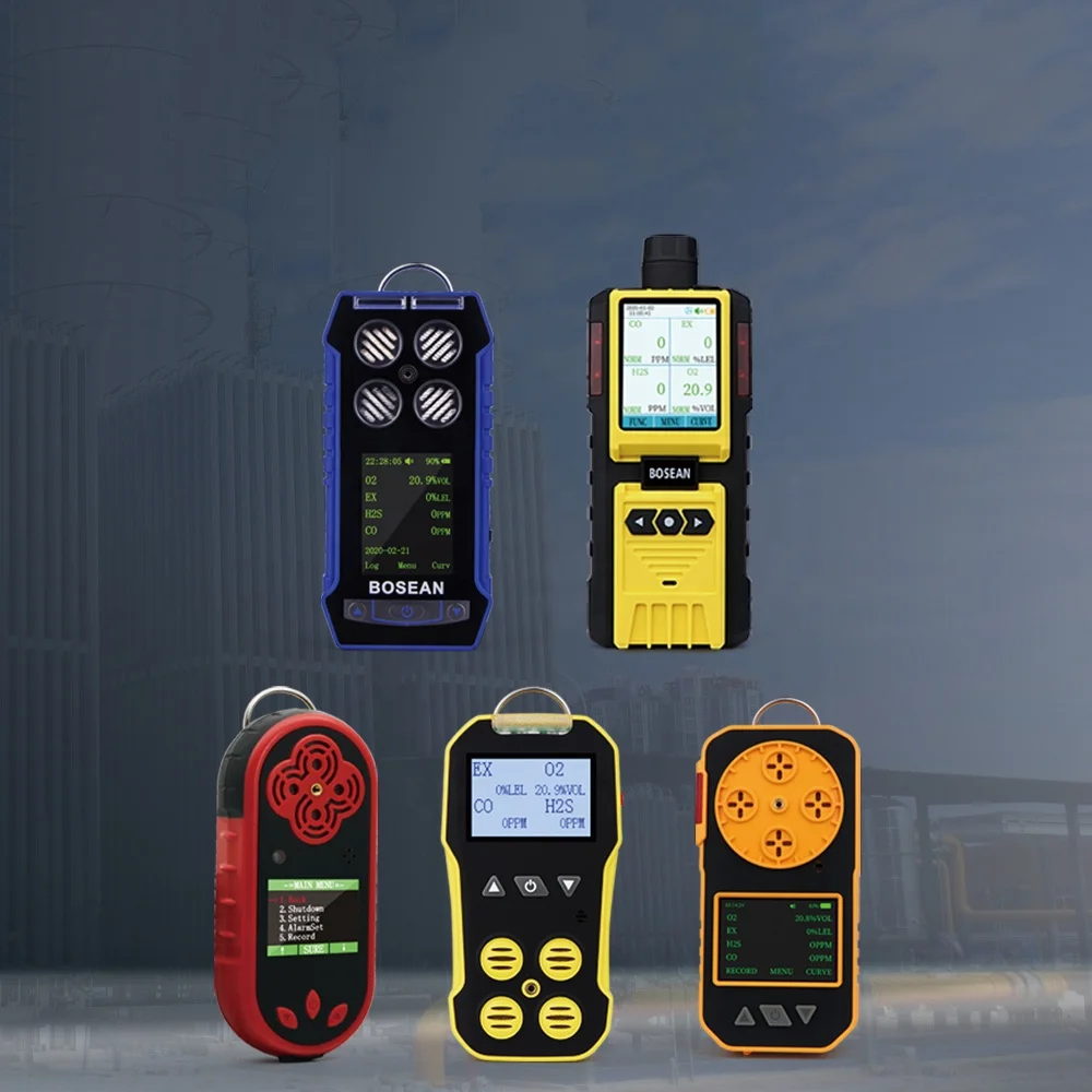 Bosean откачивание 4 в 1 детектор газа CH4 CO LEL O2 мульти-детектор газа портативный 4 в 1 мульти-детектор газа