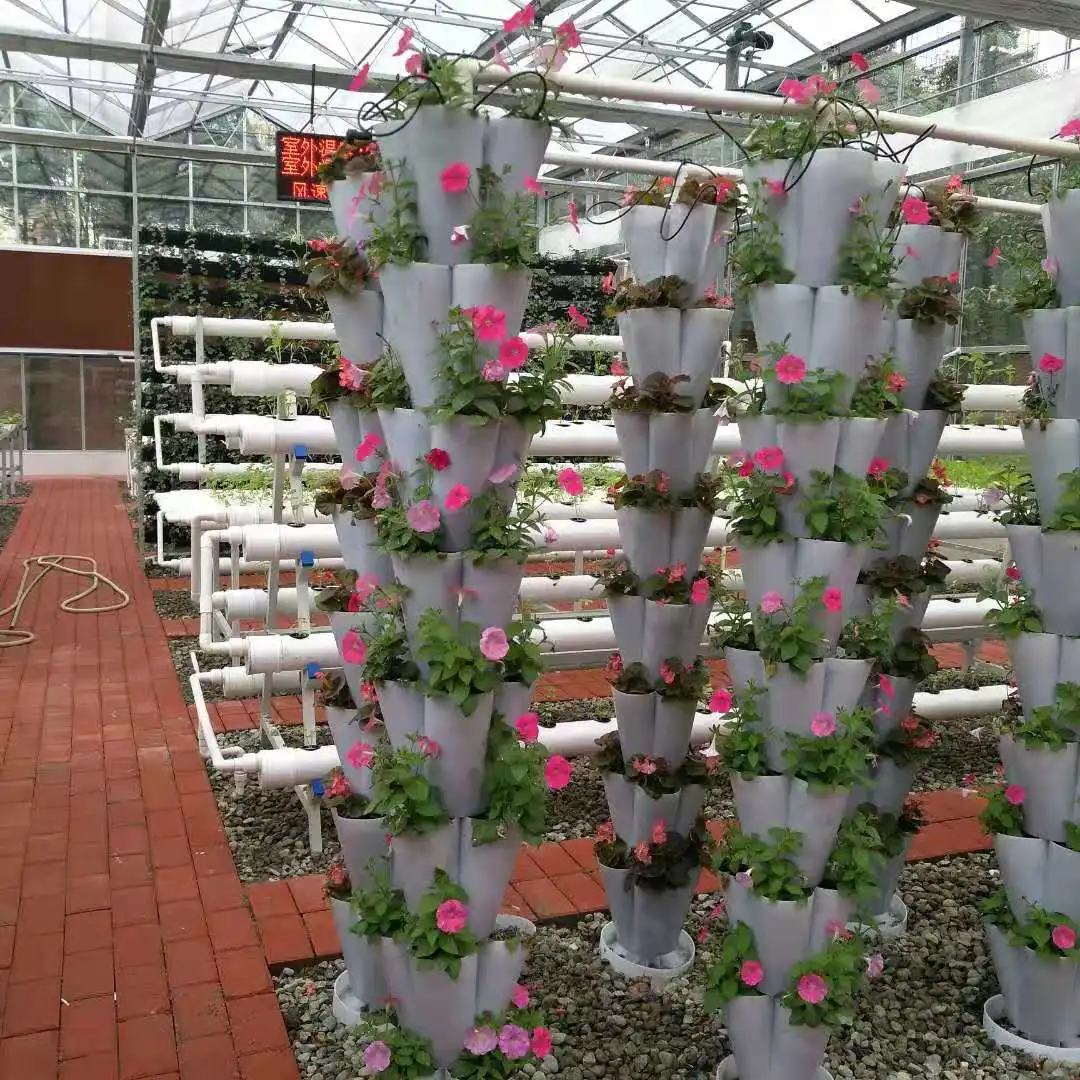 Growing tube container farms floating hydroponic rafts