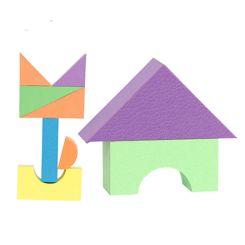 Educational Toys Distributors DIY STEM EVA Foam Toy Brick 3D DIY Building Block Gift Sets With Competitive Price For Children
