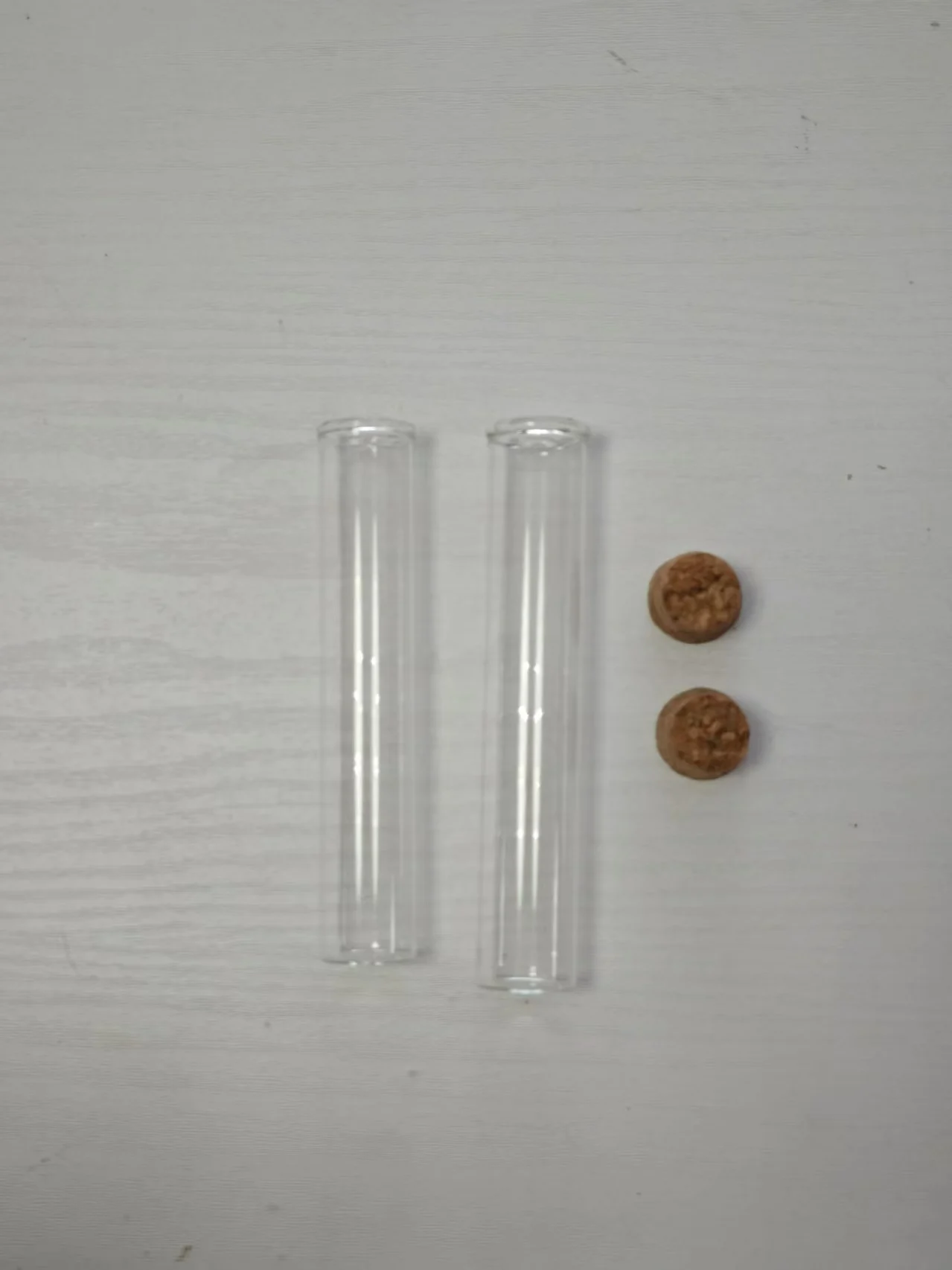 22mm Dia x 110mm Custom Child Proof Packaging Pre Roll Vial Child Resistant Pre Glass Roll Up Tubes With Cork Stopper