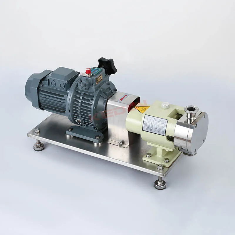 High Precision Factory Direct Supply SS304 316L Rotary Meat Transport Displacement Lobe Pump