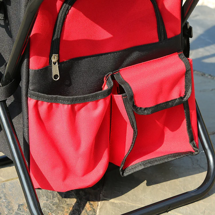 35*28*58cm Manufacture directly Amazon hot sale Fishing chair with cooler bag