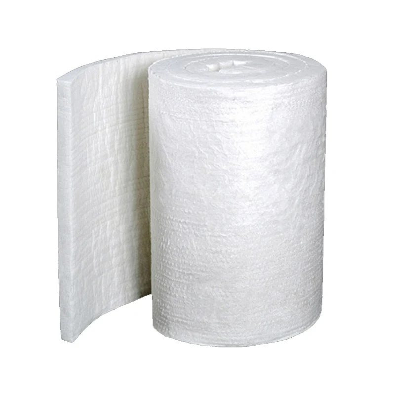 China Custom Size  1360C Pure White Refractory Ceramic Fiber Insulation Blanket for Chemical Industry