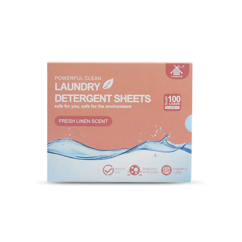 Long lasting fragrance apparel detergent quickly dissolvable ultra condensed laundry detergent sheet washing strip