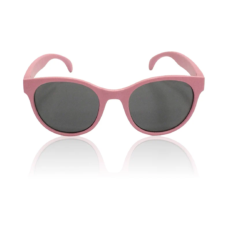 Straw Fiber with Recycled PP Frame Teenagers Sunglasses