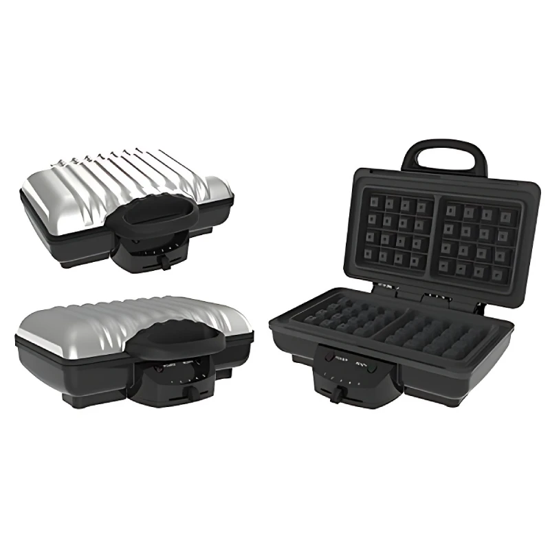 Easy Operation High Efficiency Toaster Portable 120/230v Non-Stick Stainless Steel Body 2 Slice Egg Electric Waffle Maker