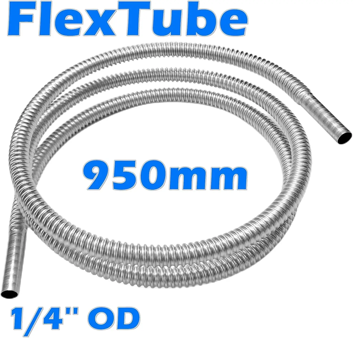 6mm Flexible Gas Line Catering Equipment Machine Gas Valve Corrugated Hose with Fitting M10X1 900MM