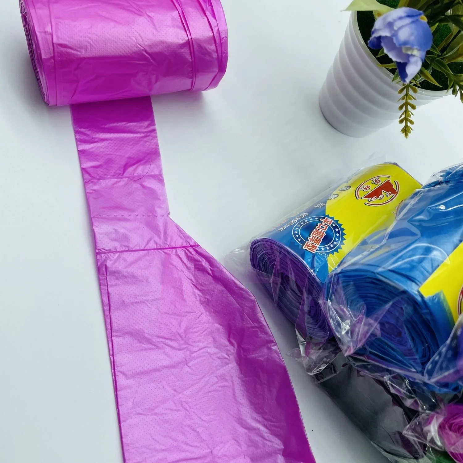 Garbage Bag Disposable PE Plastic Film Thickened Garbage Bag Waterproof And Oil Proof Kitchen And Restaurant Loading Garbage