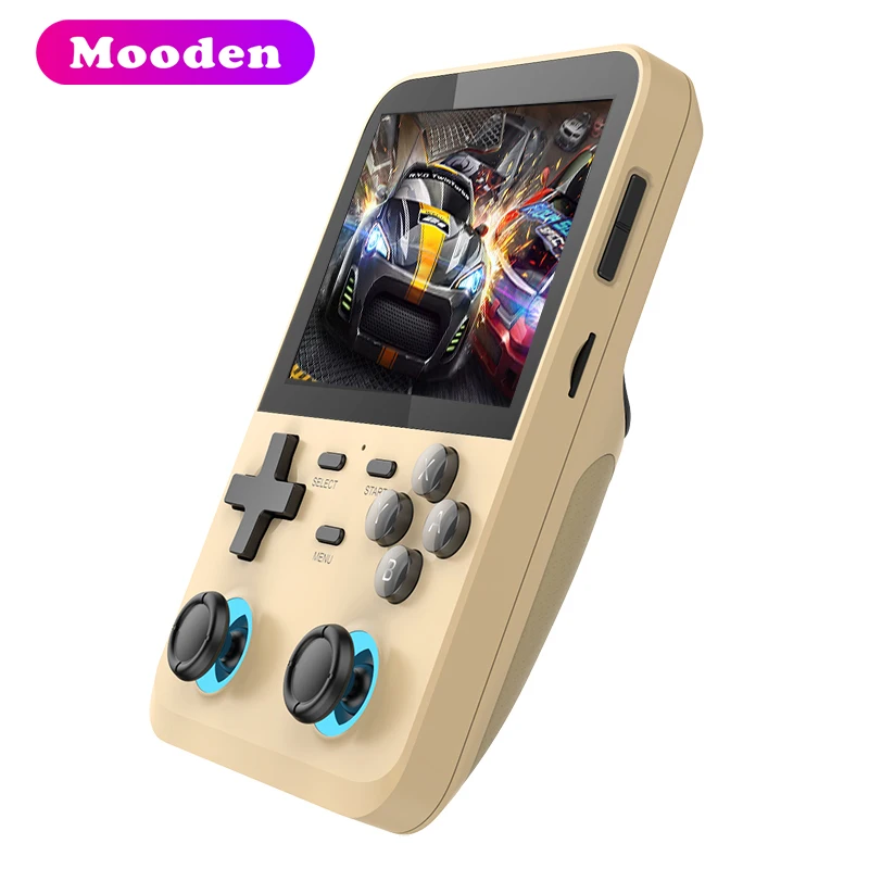 D007 Handheld Game Player Mini Portable Game Player 64GB 10000+ Retro Games  For PSP/N64
