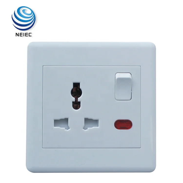 13A and 16A Multi function Electric switch and socket with Neon
