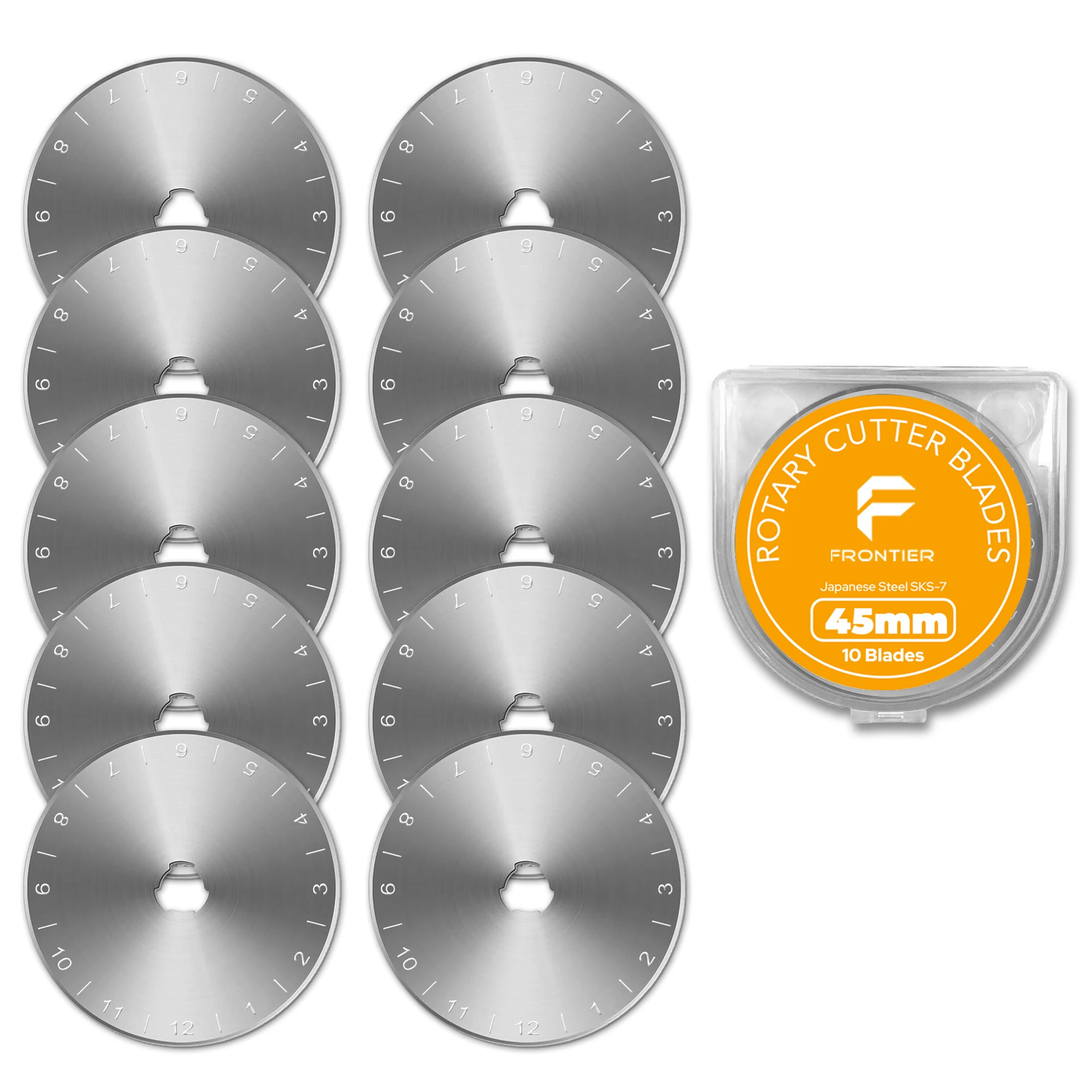 Sharp  Hot Selling 45mm Round Rotary Blade  Steel Waves Blade for Olfa