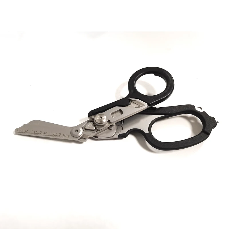 OEM Customized made Raptor Multi-Tool Stainless Steel Scissors Metal Rescue Shears Raptor Folding Scissors