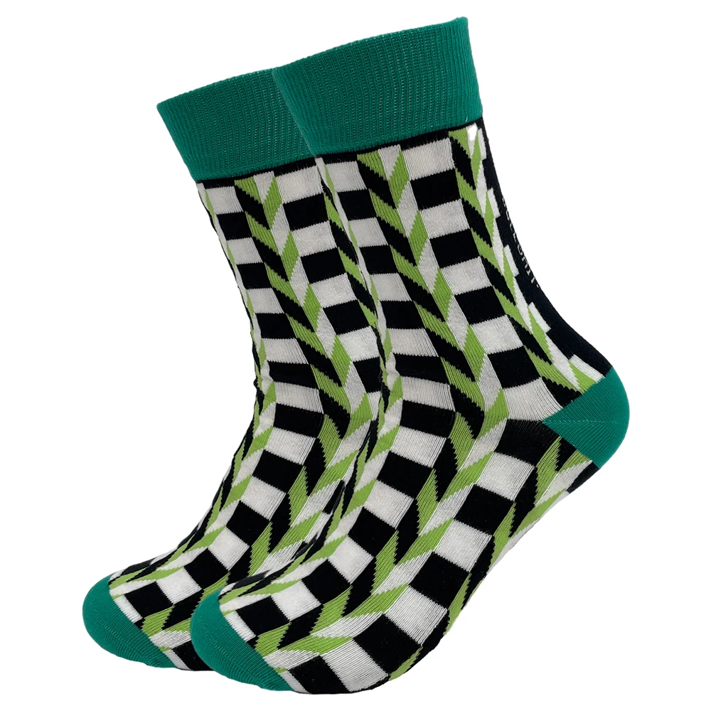 Bulk Wholesale Colorful Funny Crazy anti-bacterial custom Socks Men Crew Knitted Mens Dress Socks Manufacturer