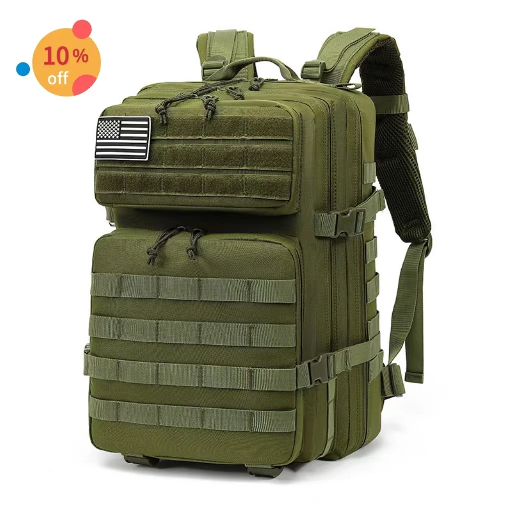 Tactical Bags Camping Waterproof Backpack Multifunctional Large-capacity Camo Outdoor Polyester Opp Bag Camouflage Unisex
