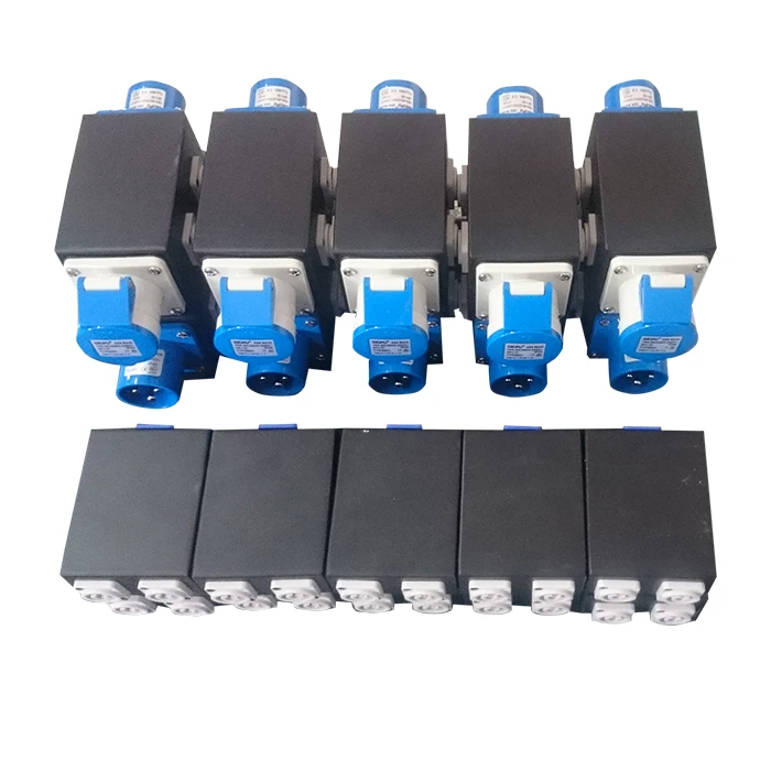 4way Powercon Splitter outlet box for pro audio