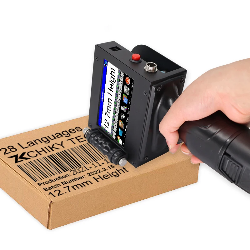 High Speed Intelligent Semi-Automatic Small Solvent Continuous Expiry Date Hand Held Portable Code Printer Inkjet