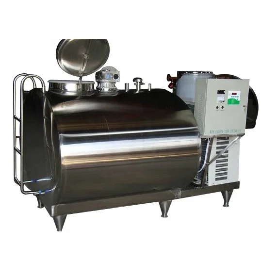 horizontal milk cooling tank