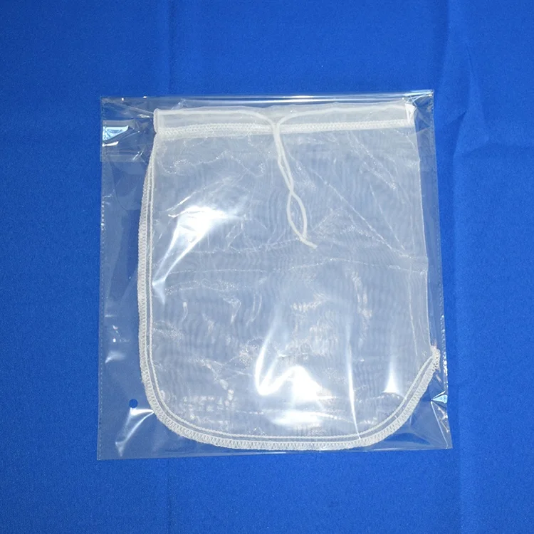 China Rts Hemp Nylon Fda Organic Cotton Nut Milk Filter Bag Filter