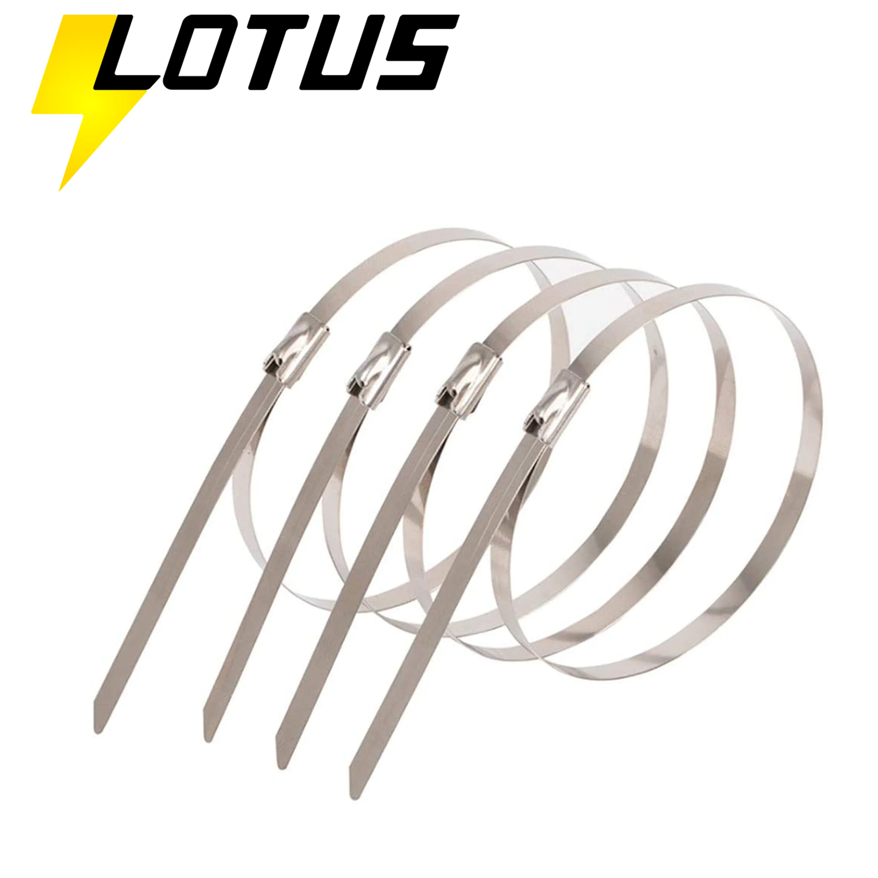 Top Quality Reusable Stainless Steel Cable Tie Best Seller Factory  304 316 Ball Lock