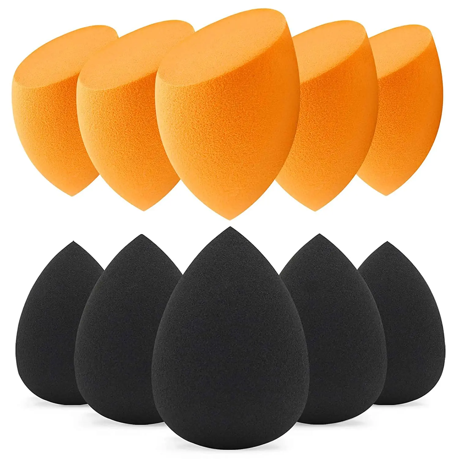 2021 New Design Biodegradable Makeup Sponge Beauty Powder Puff Cosmetic Blender Custom Logo Non Latex Cosmetic Sponge Set