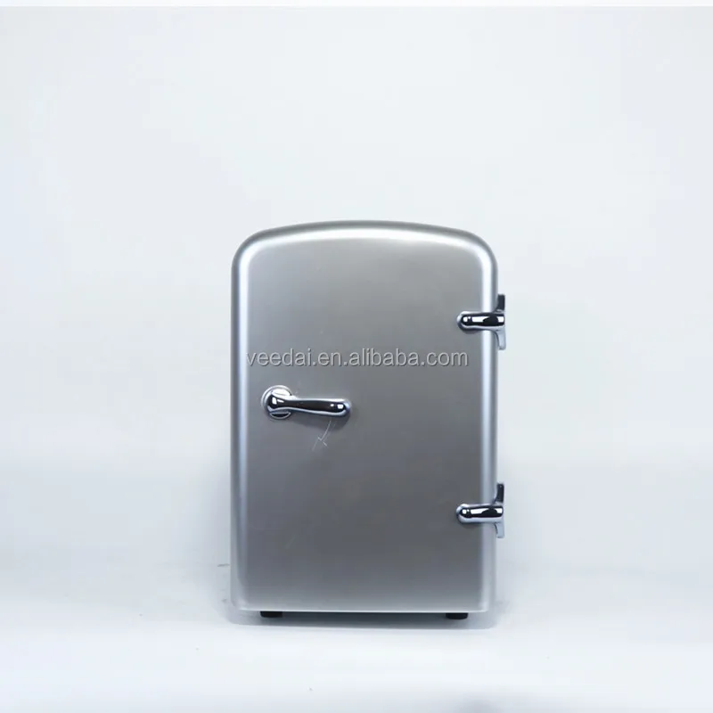 4L New Style DC Car Mini Fridge Commercial Kitchen Fridge Freezer Portable No Compressor Refrigerator ETC4 26.8*19*29 Compact 42