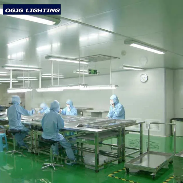 OGJG 80W 120W 240W workshop lounge hanging dimming led 8ft light fixture 8 foot linear high bay