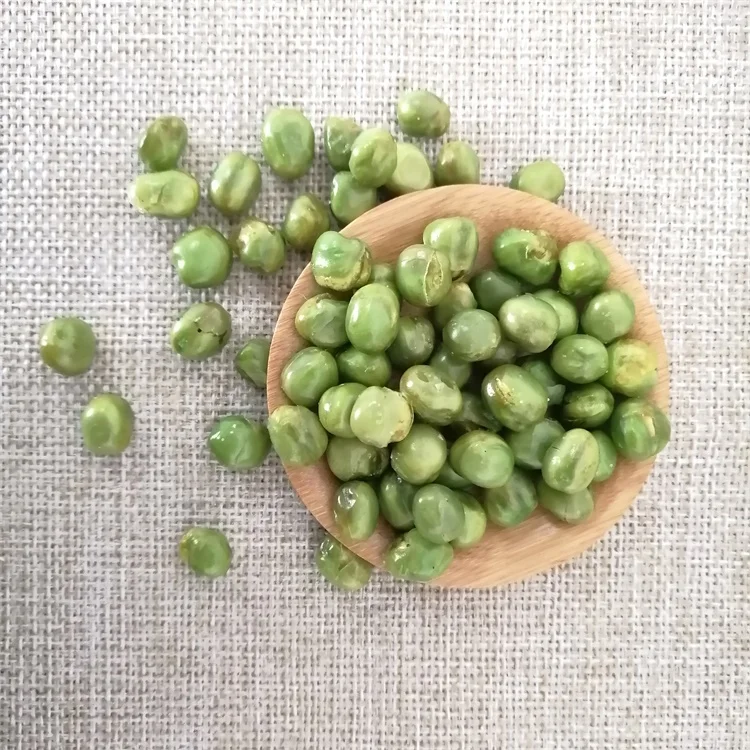 
High quality salted dried vegetable green peas 
