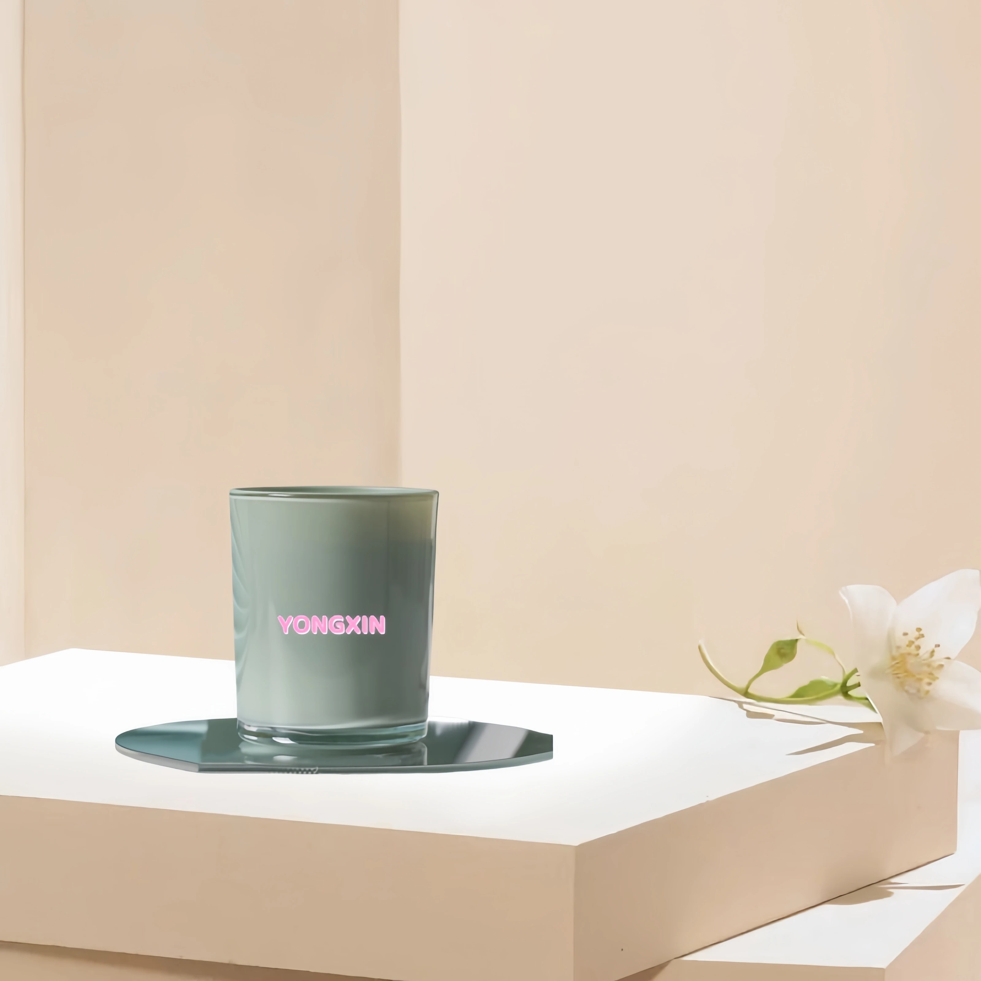 Low-Priced Wholesale 200ml & 300ml Cylinder Glass Candle Jars with Custom Color Wooden Lid for Home Decoration at Christmas