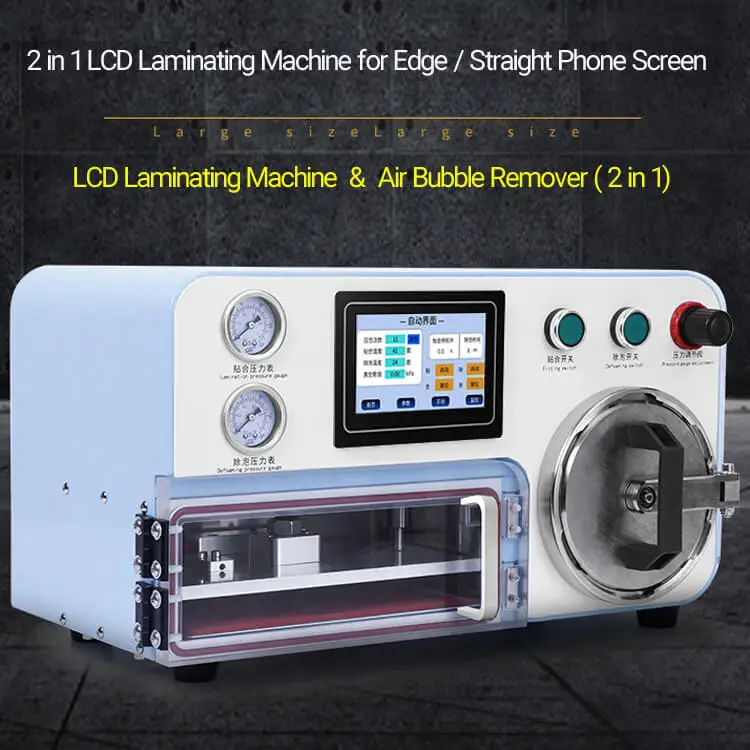 ZM-1 LCD Repair Machine Vacuum Lamination 2 in 1 Air Bubble Remover Vacuum Laminator LCD Laminating Machine