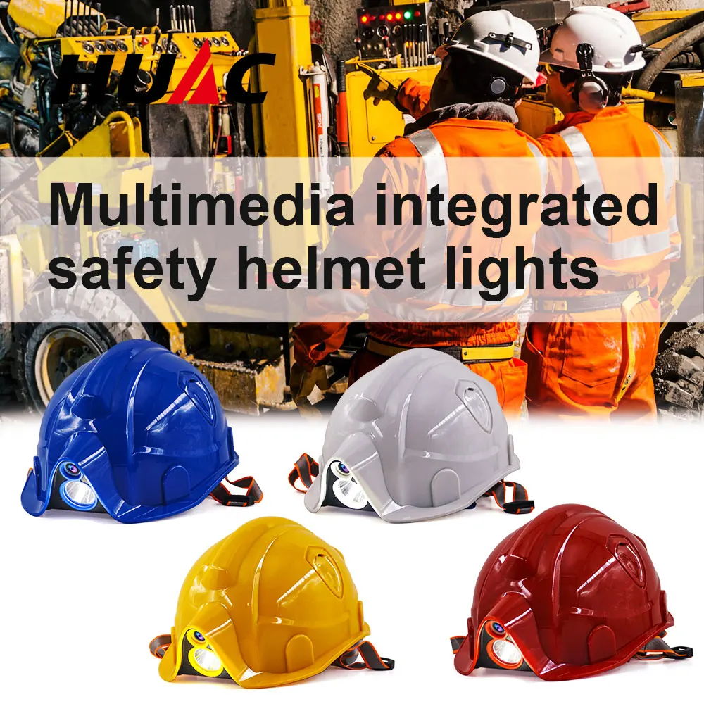 rechargeable headlamp multifunctional  head lamp with camera Multimedia mining lamps for the mining industry head flashlight