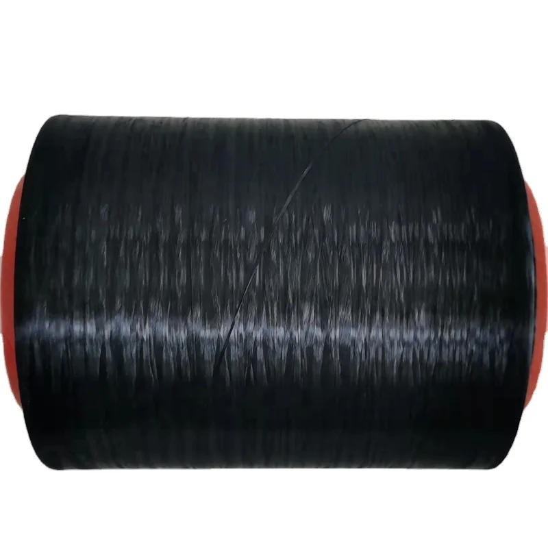 Арамидное пуленепробиваемое волокно, черная 400D пара арамидных нитей, арамидная волоконная пряжа