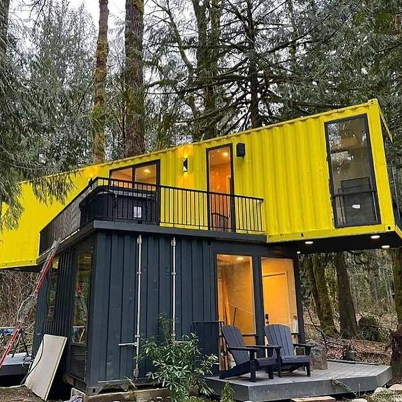 3D Design Prefab Light Steel Framing Modular Prefab Luxury Shipping Container Home Prefabricated House Villas for Sale