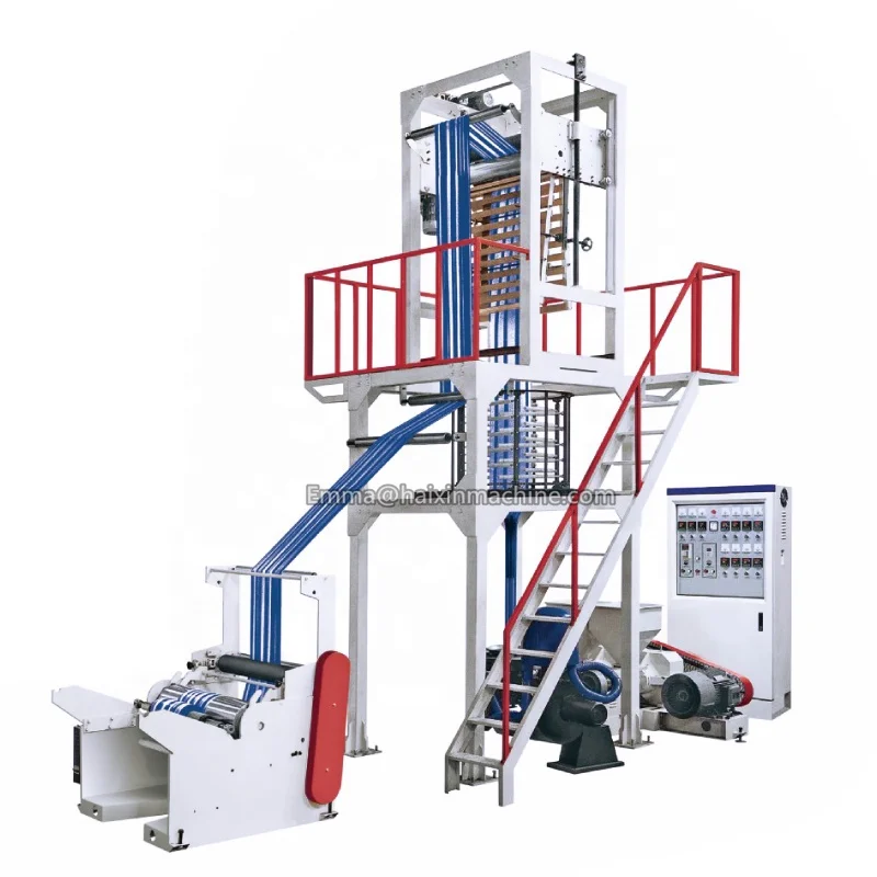 High technology durable double color hdpe blown film extrusion machine