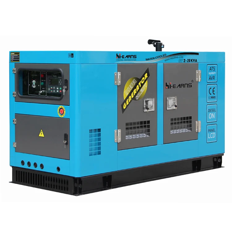 20KVA 30KVA 40KVA super silent single phase three phase diesel generator  water cooled