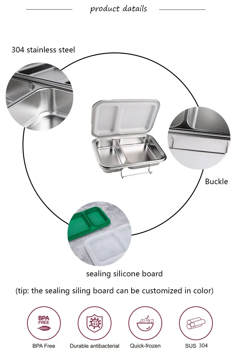 aohea bpa free Famous Brands in China  big capacity  patent certificate food storage container leak-proof bento lunchbox