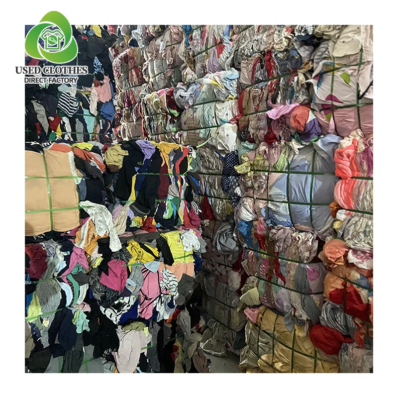 Factory Price Buy Textile Waste Colored T-Shirt Cotton Rags Mixed Recycled Trapo Industrial Second Hand Towel Rags for Cleaning