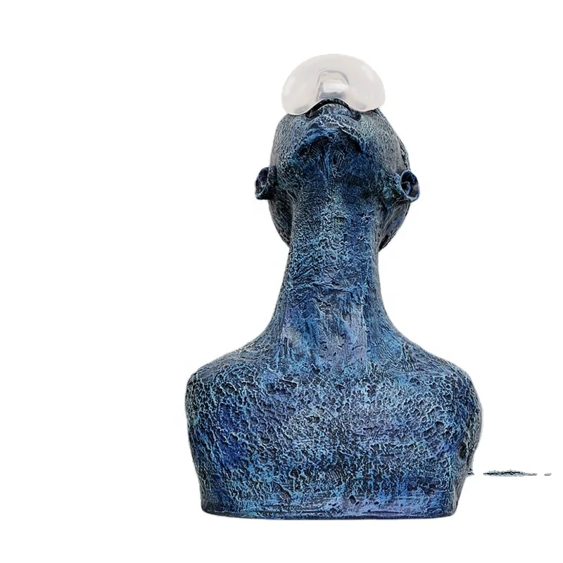 Hotel living room Office Desk Decor sculpture Fiberglass Figure Bust Statues Figurines