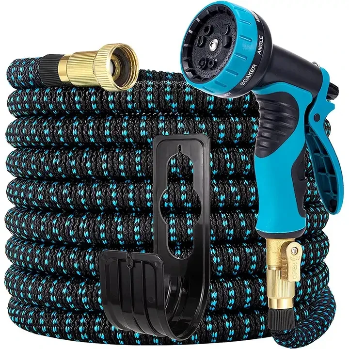 Garden magic telescopic hose set high-pressure car wash watering gun gardening hose garden hose