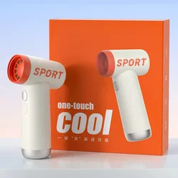 Multifunction High Speed Turbo Mini Handheld Fan Strong Power Air Cooling Pets Hair Dryer Blow Dust Removal Fan Portable Fan