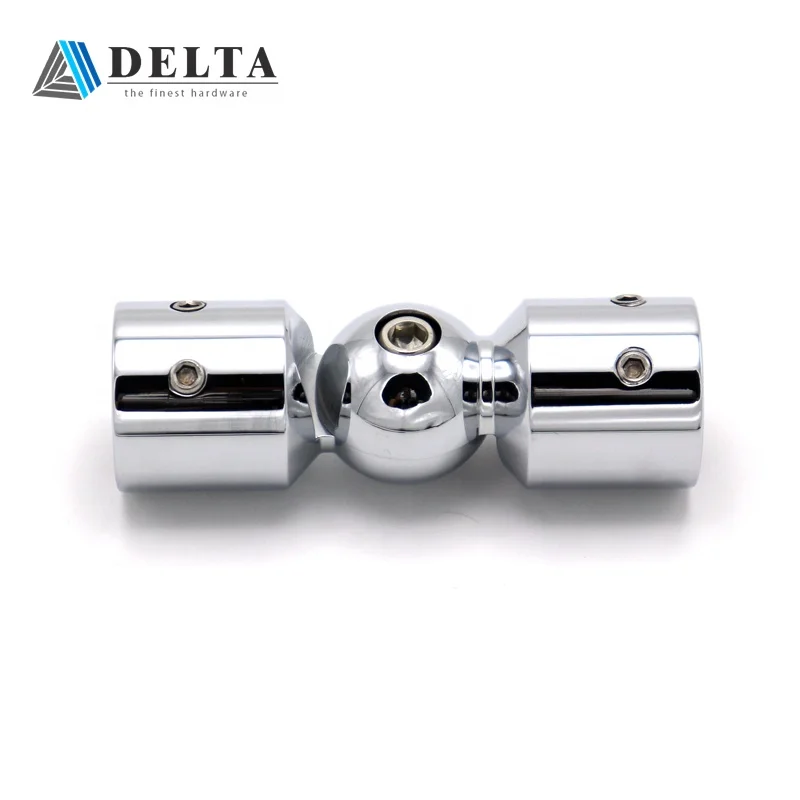 Supply stainless steel 180 degree glass tube connector flange