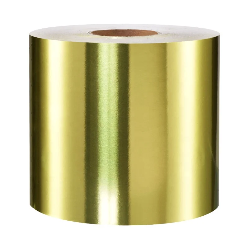 Self Adhesive Golden Aluminum Foil Sticker Paper in sheet or roll
