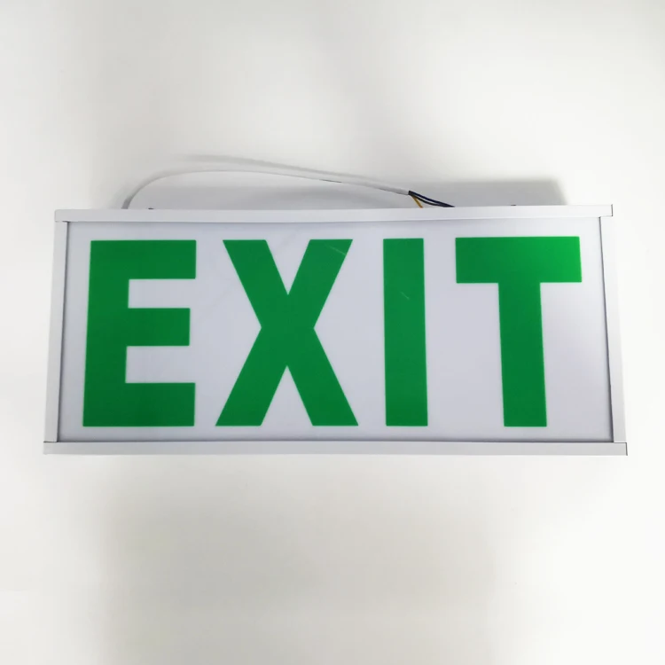 
Green white new design fashion creative indication led fire exit signs for safety 
