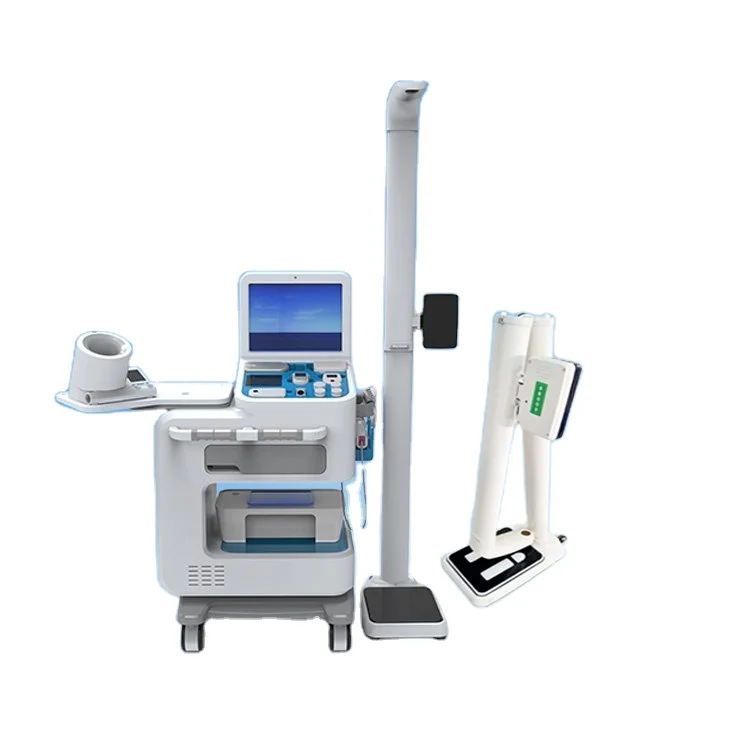 LEKA health checkup kiosk  medical grade ABS safety material  All in one health check up  Kiosk  Smart Health Posthouse