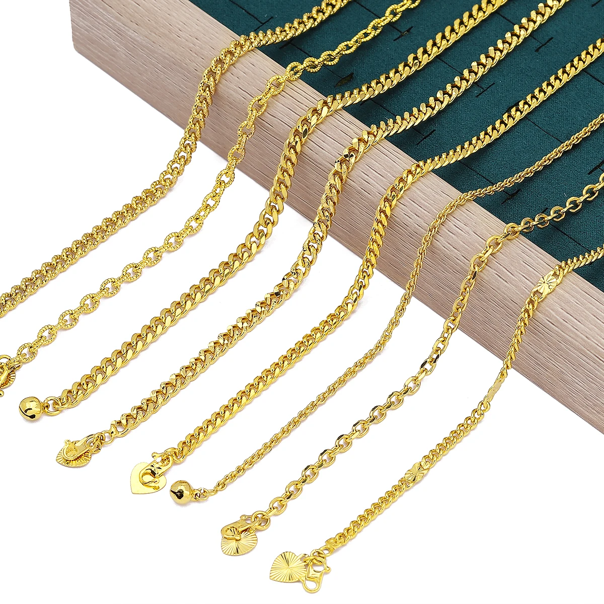 Jxx competitive price fashion brass alloy ankle jewelry gold plated women anklet bracelet chain