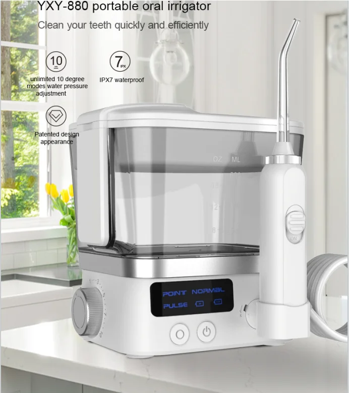 
Ce approved pro dental care desktop water flosser with 600ml water tank 